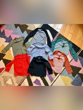 Bundle of 7 Long Sleeve Tees for Fall/Winter -3T